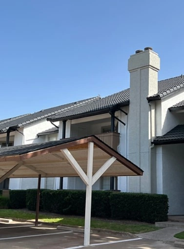 JNL Roof Contractors - Metal Working carport-install